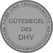 Logo: Gütesiegel für faire und transparente Berufungsverfahren